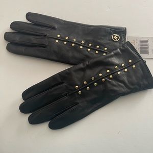 COPY - Michael Kors Leather Astor Studded Gloves with Touch Tips